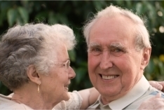 Seniors Smiling Couple